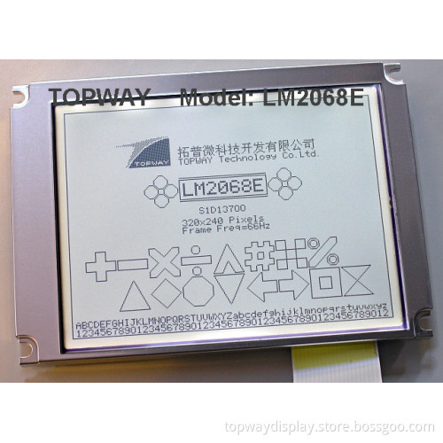 320x240 Dots 3.8" QVGA LCD Module (LM2068)